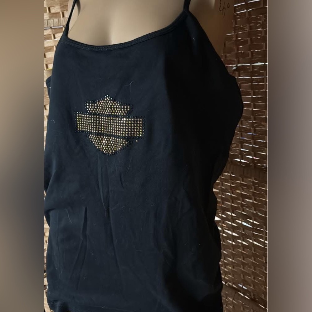 Harley-Davidson Black Studded Camisole
